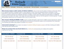 Tablet Screenshot of njwildlifetrails.org